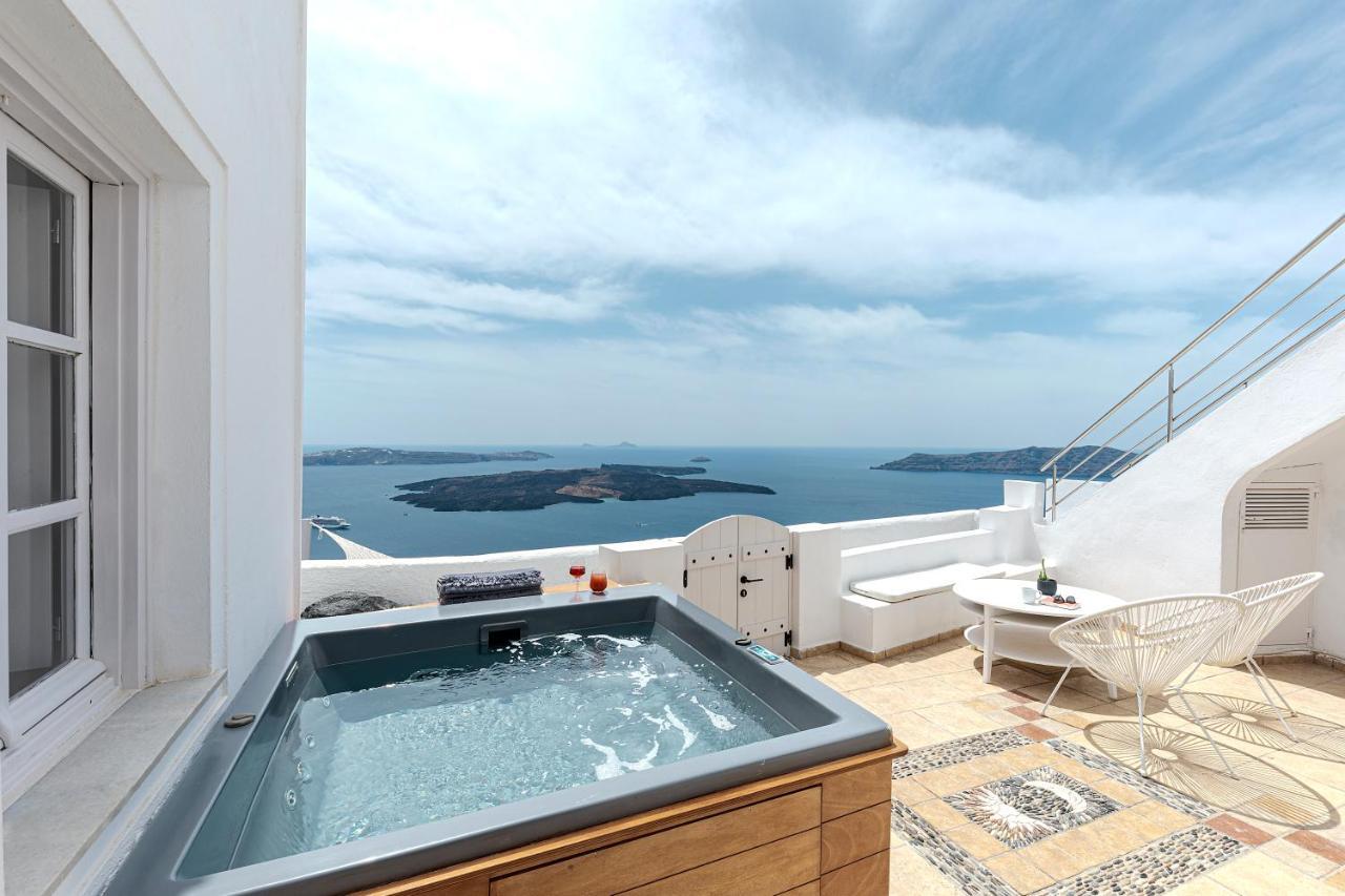 Calderas Hug & Panoramic Sea View - 3 Lux Suites 이메로비글리 외부 사진