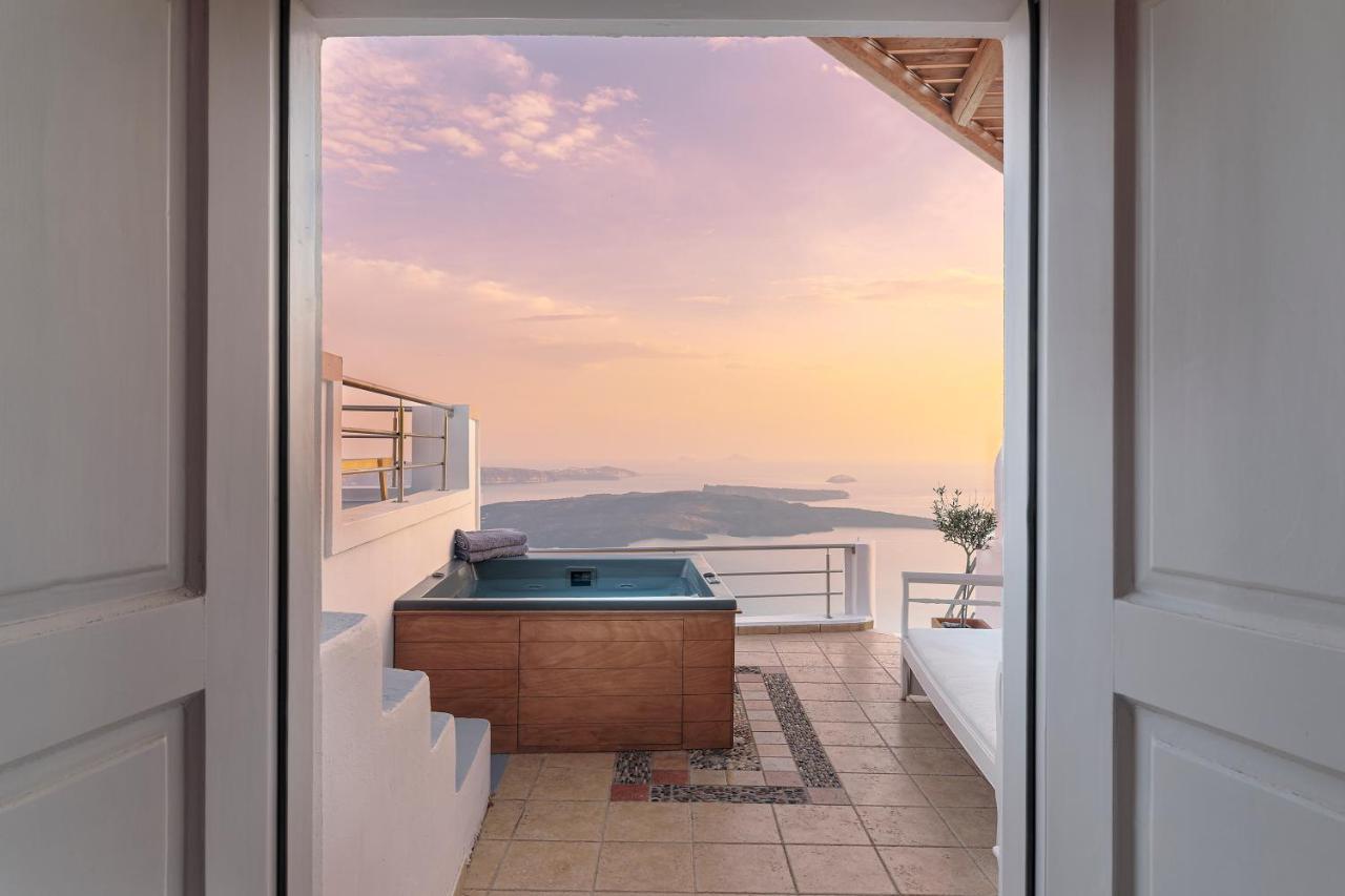 Calderas Hug & Panoramic Sea View - 3 Lux Suites 이메로비글리 외부 사진